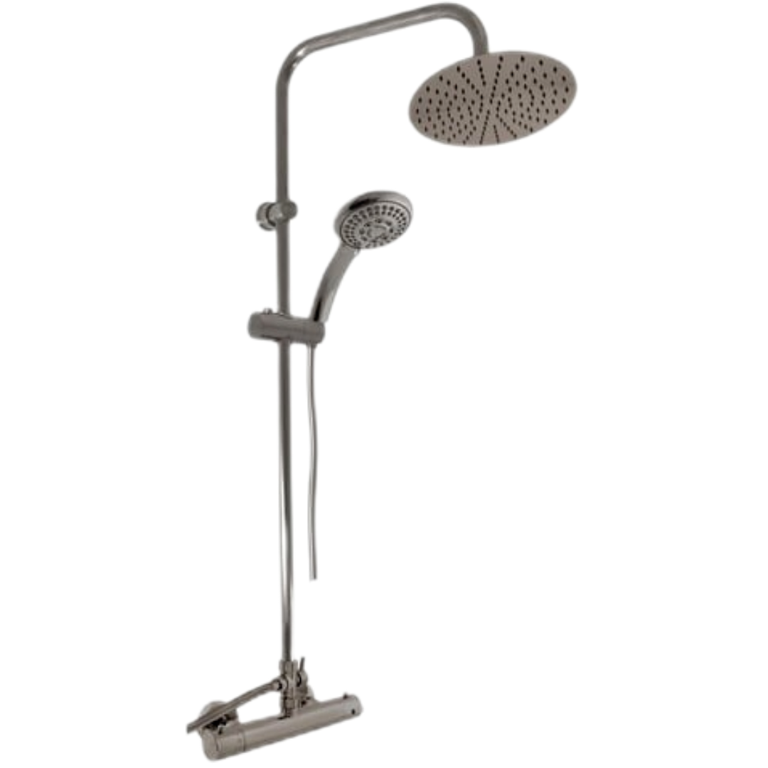 Sprchový systém RAV SLEZÁK se sprchovým setem metal grey kartáčovaná TRM81.5/7-01.4MGK RAV SLEZÁK