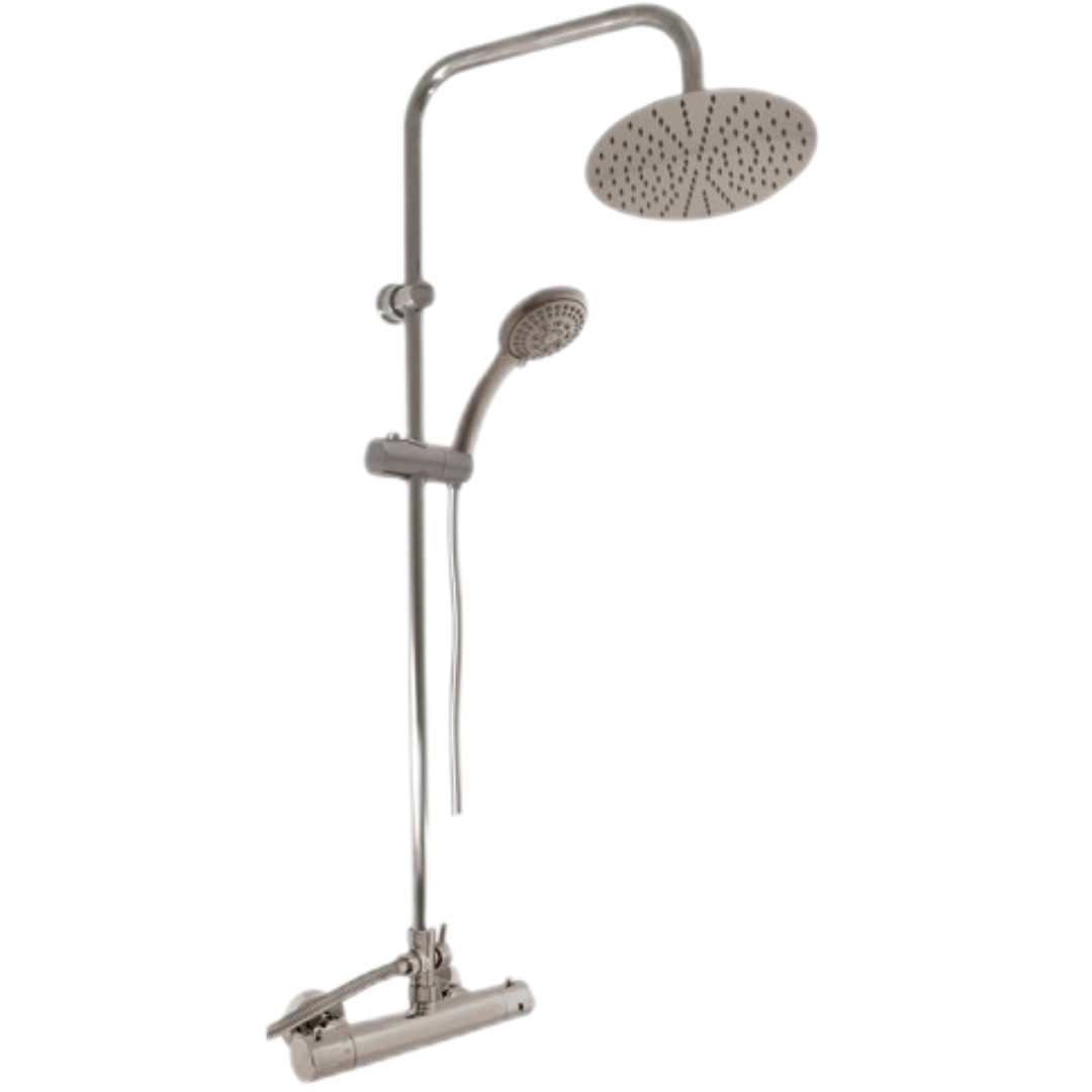 Sprchový systém RAV SLEZÁK se sprchovým setem metal grey lesklá TRM81.5/7-01.4MGL RAV SLEZÁK