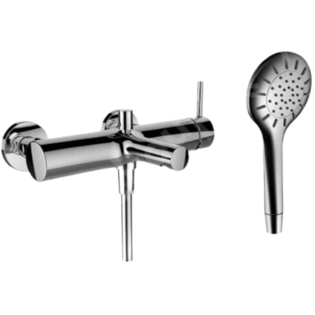 Vanová baterie Laufen TWINPLUS se sprchovým setem chrom H3216270041361 Laufen