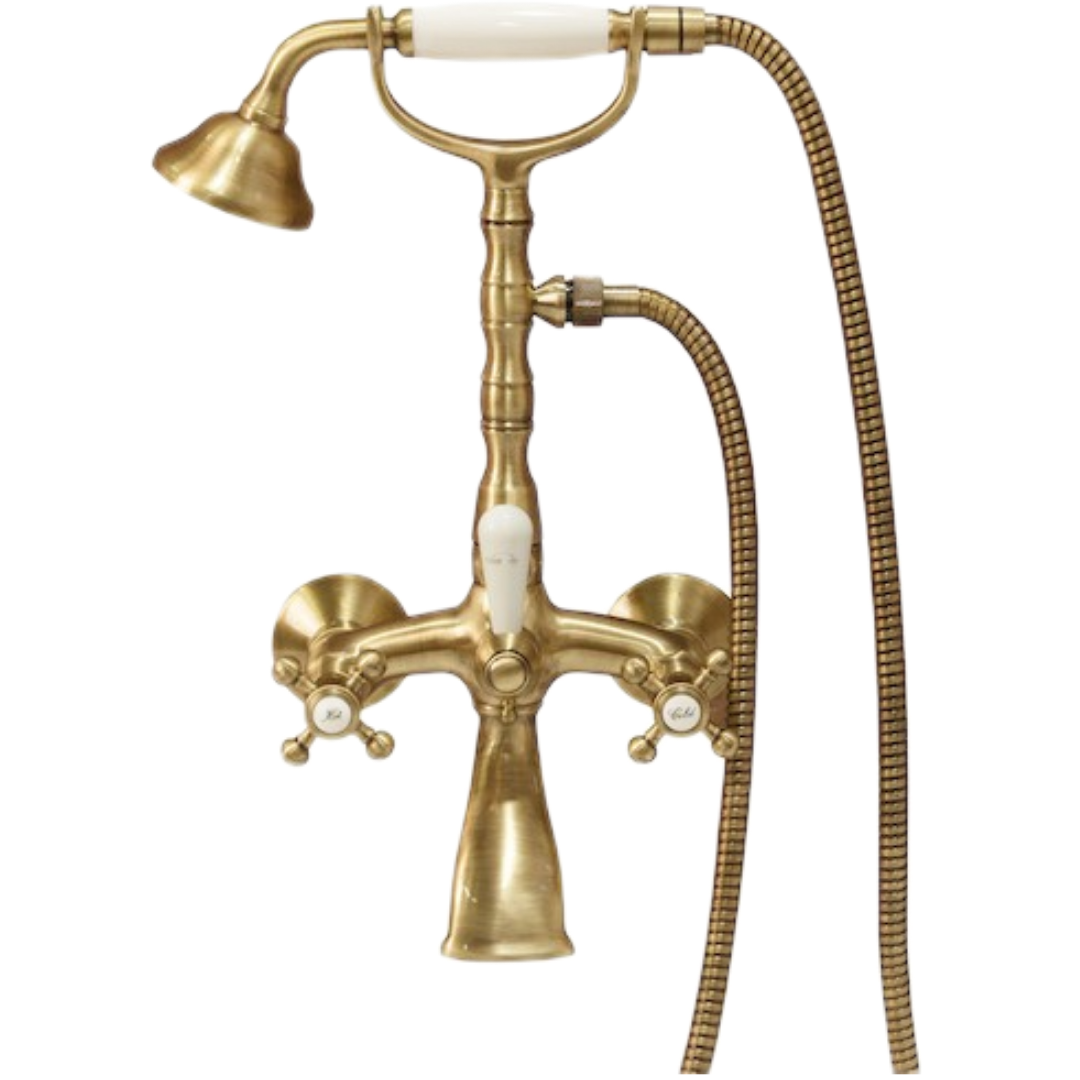 Vanová baterie Paffoni Belinda se sprchovým setem 150 mm bronz FBL023BR Paffoni