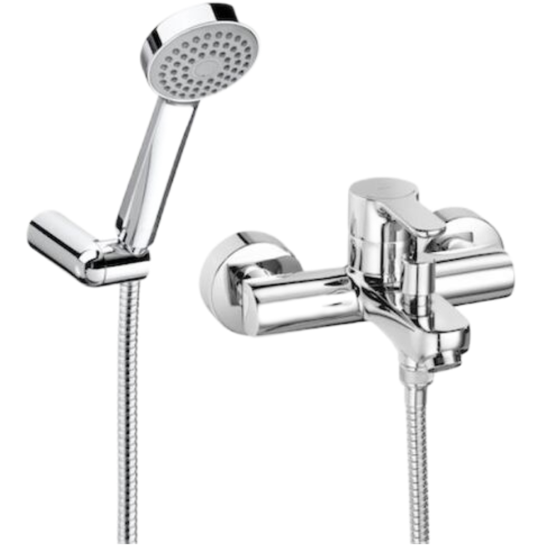 Vanová baterie Roca L20 se sprchovým setem 150 mm chrom A5A0109C02 Roca