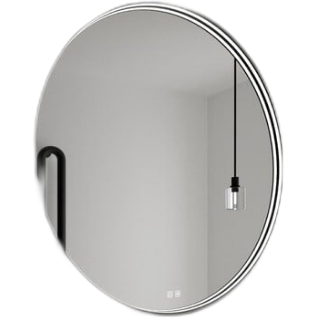 Zrcadlo se senzorem Nimco 80x80 cm černá matná ZPC31002RVX90 Nimco