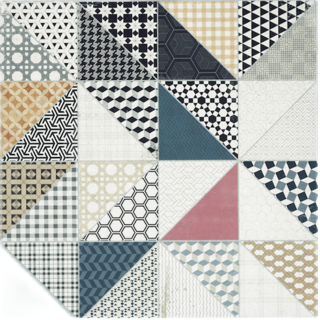Dekor Rako Deco mix barev 60x60 cm mat DAK63659.1 Rako