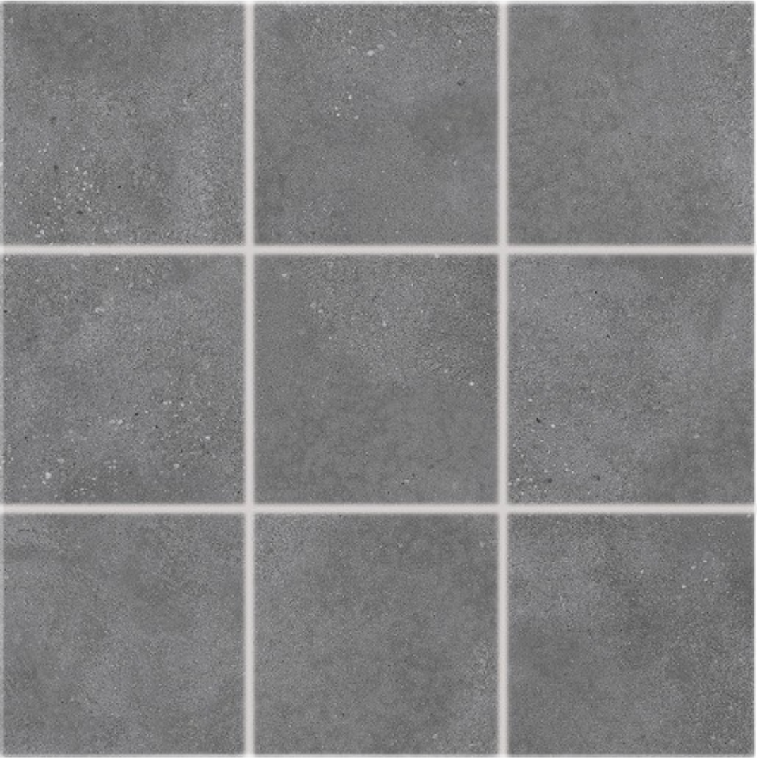 Dlažba Rako Betonico černá 10x10 cm mat DAK12792.1 Rako