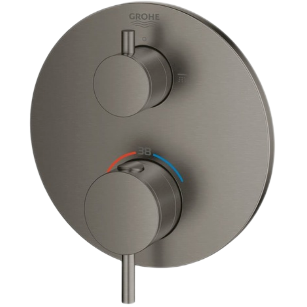 Grohe Atrio termostat bez podomítkového tělesa brushed hard graphite 24135al3 G24135AL3 Grohe