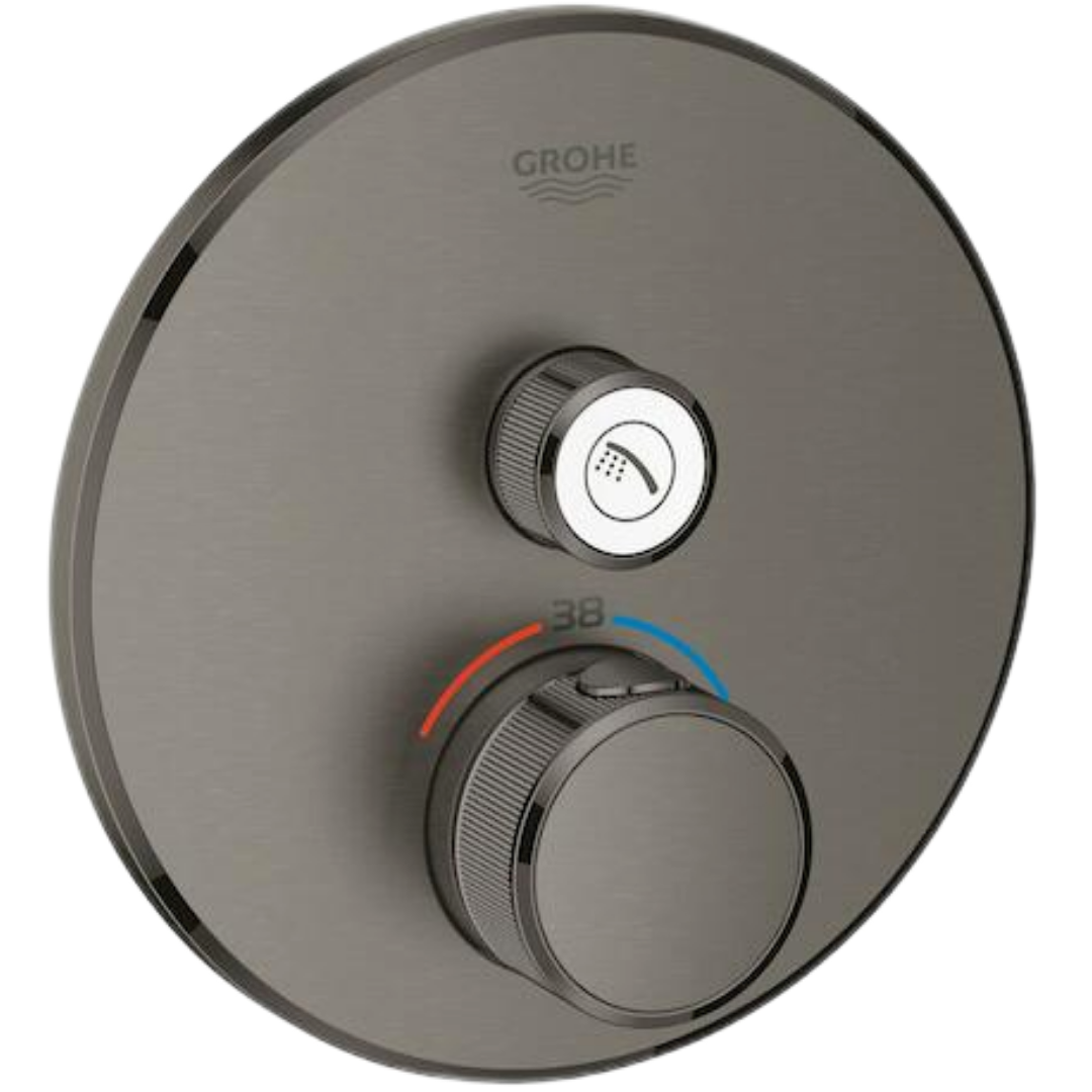 Grohe Smart Control termostat s termostatickou baterií brushed hard graphite 29118al0 G29118AL0 Grohe