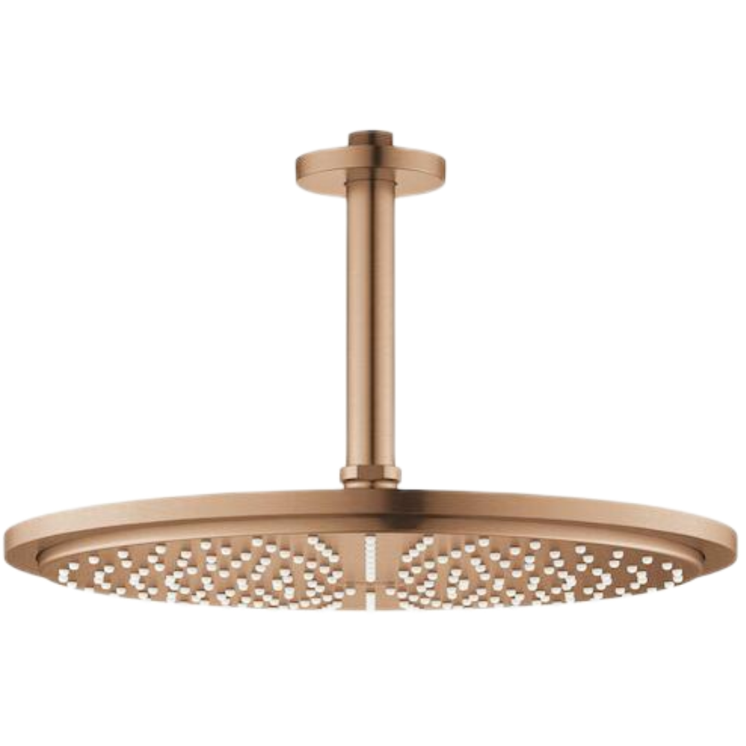 Hlavová sprcha GROHE Rainshower Cosmopolitan Metal včetně sprchového ramena Brushed Warm Sunset 26067DL0 Grohe