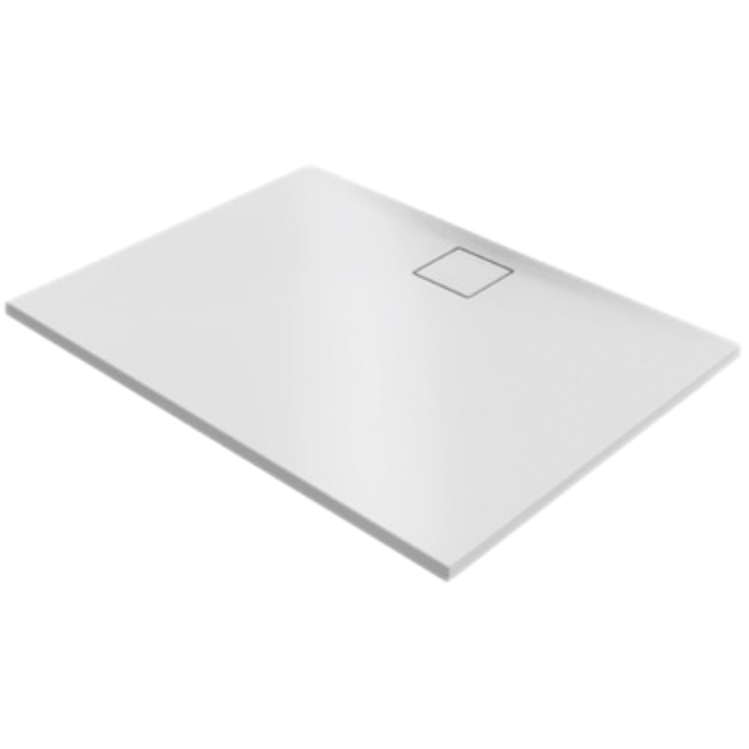 Hüppe EasyFlat sprchová vanička obdélníková 100x90 cm litý mramor bílá matná EF0107.083 Hüppe