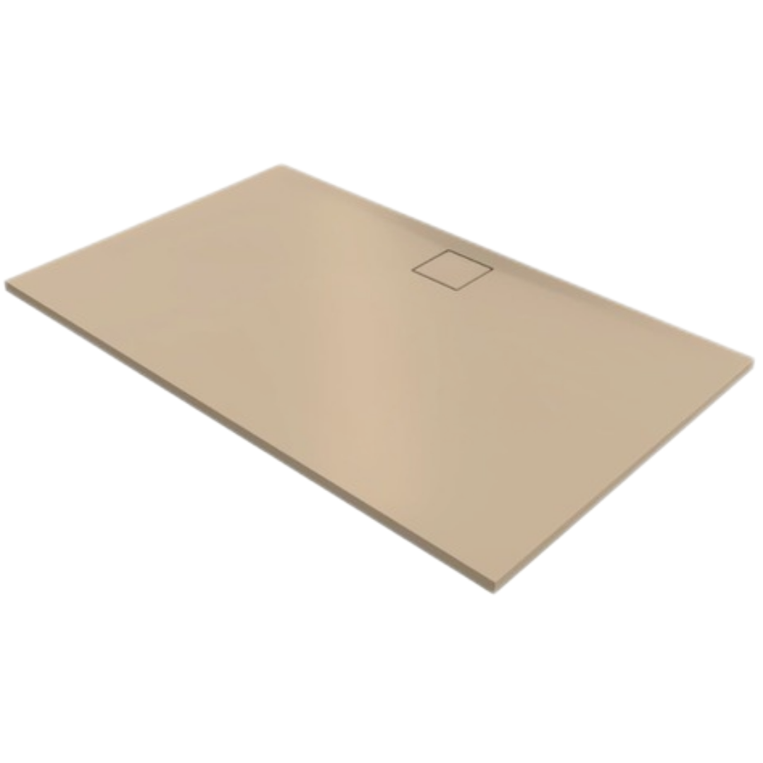 Hüppe EasyFlat sprchová vanička obdélníková 150x90 cm litý mramor béžová matná EF0112.037 Hüppe