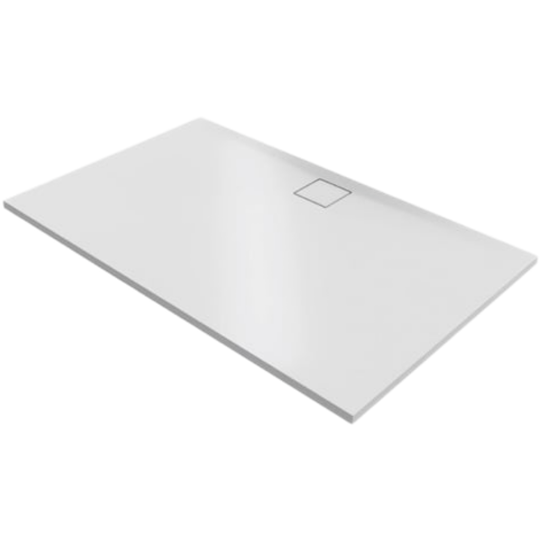 Hüppe EasyFlat sprchová vanička obdélníková 150x90 cm litý mramor bílá matná EF0112.083 Hüppe