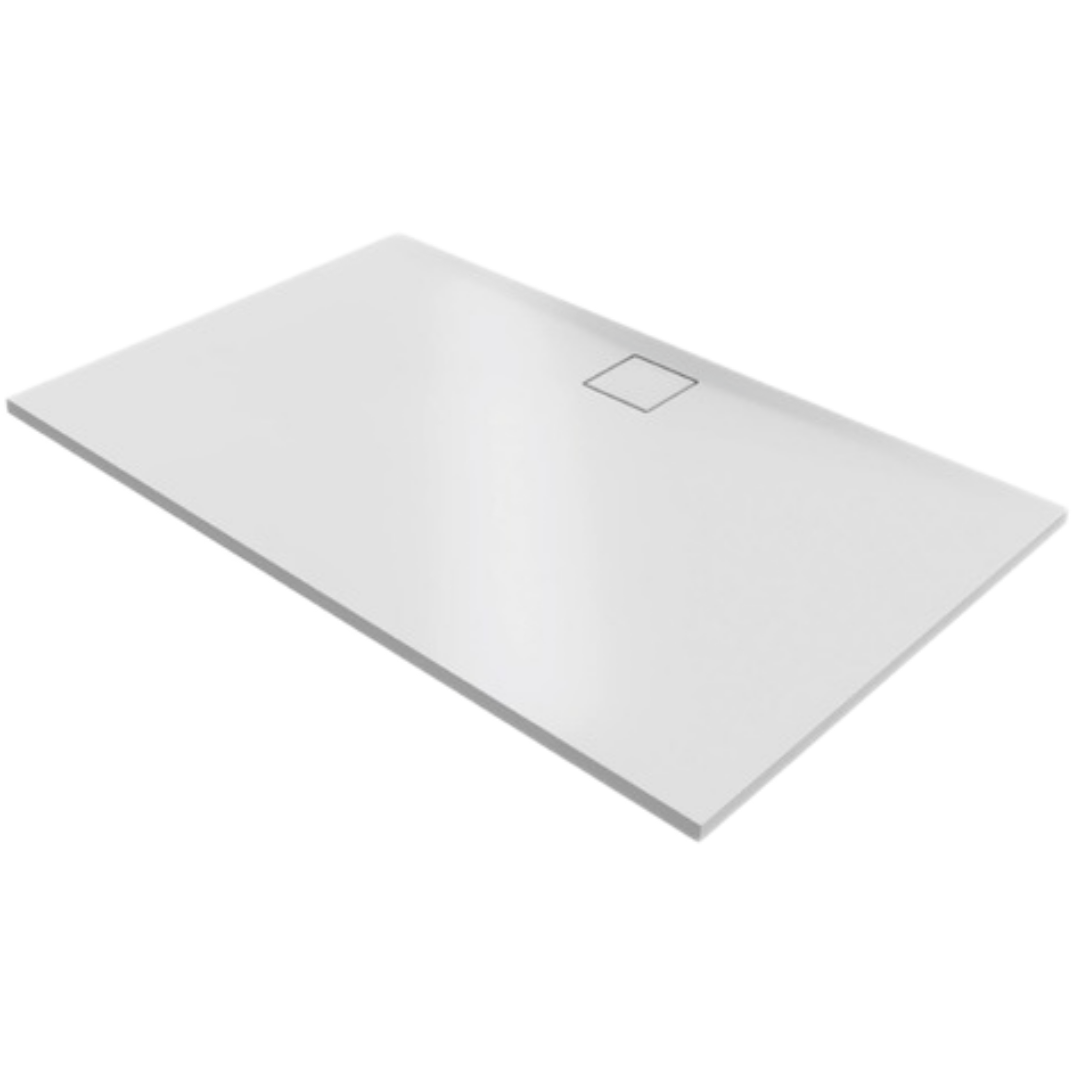 Hüppe EasyFlat sprchová vanička obdélníková 160x80 cm litý mramor bílá matná EF0106.083 Hüppe