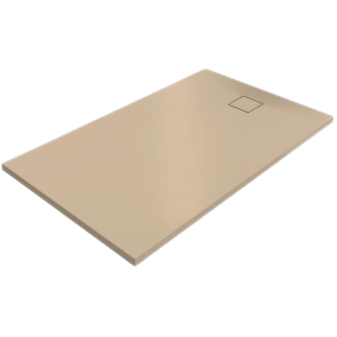 Hüppe EasyFlat sprchová vanička obdélníková 160x90 cm litý mramor béžová matná EF0213.037 Hüppe