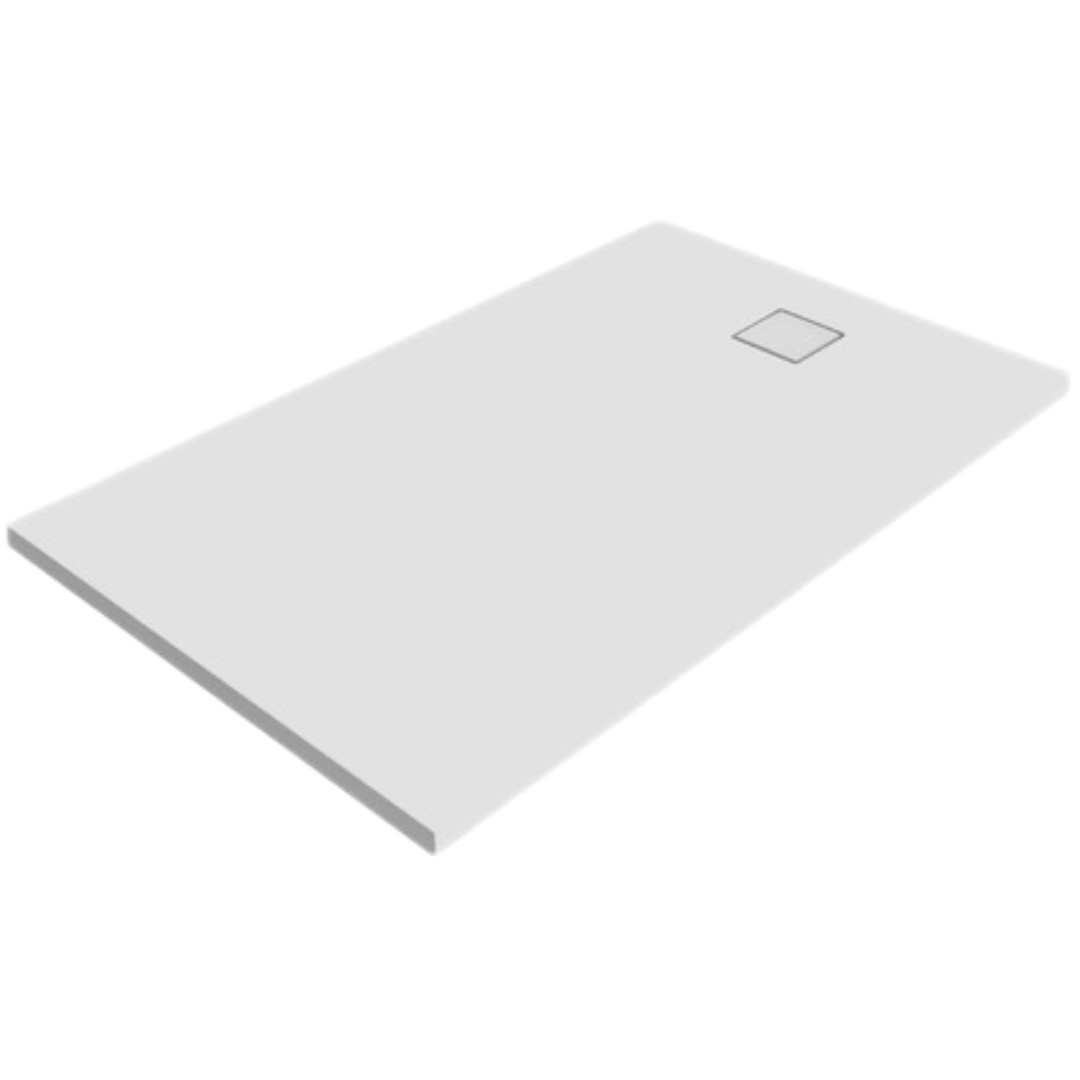 Hüppe EasyFlat sprchová vanička obdélníková 180x80 cm litý mramor bílá matná EF0227.083 Hüppe