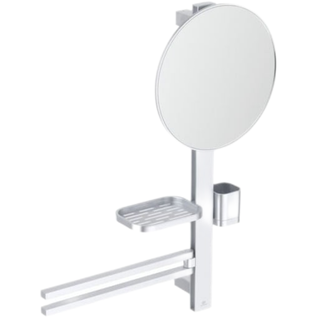 Ideal Standard Alu+ zrcadlová skříňka 58x72 cm silver matte BD588SI Ideal Standard