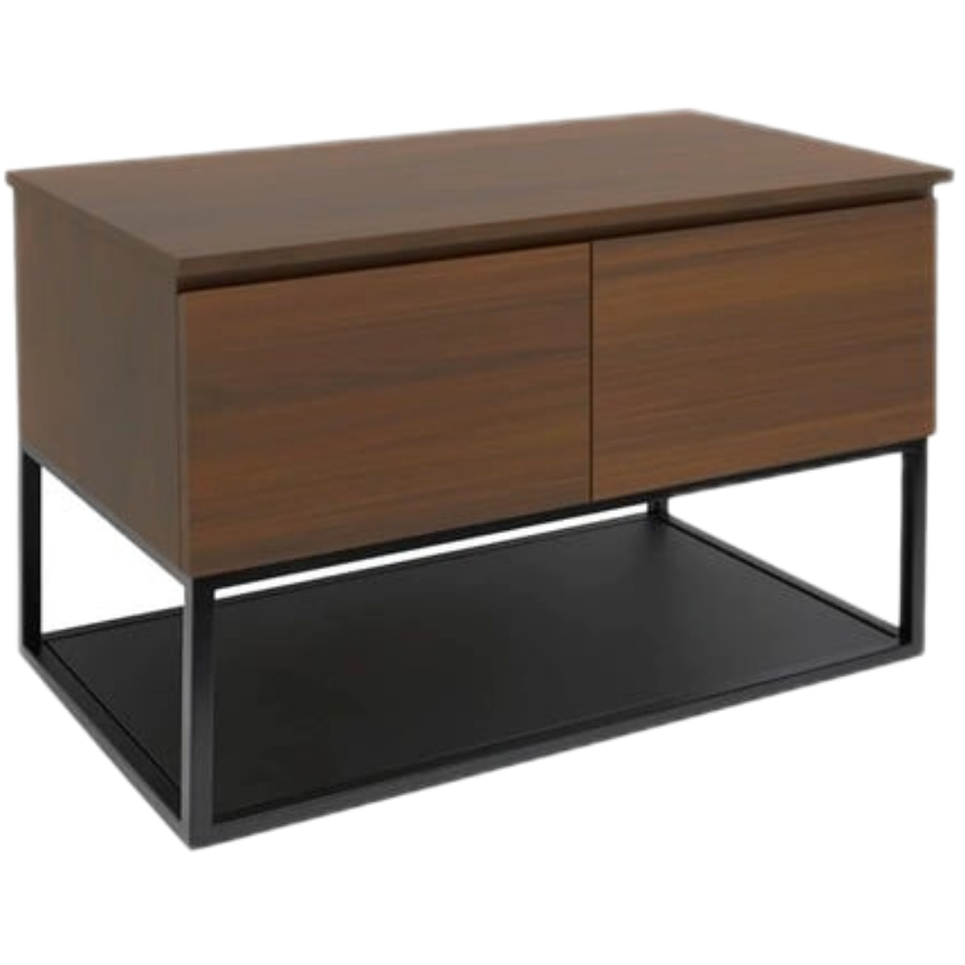 Koupelnová skříňka s krycí deskou SAT B-Way 119x57x45 cm ořech mat BWAY120NUTDF SAT