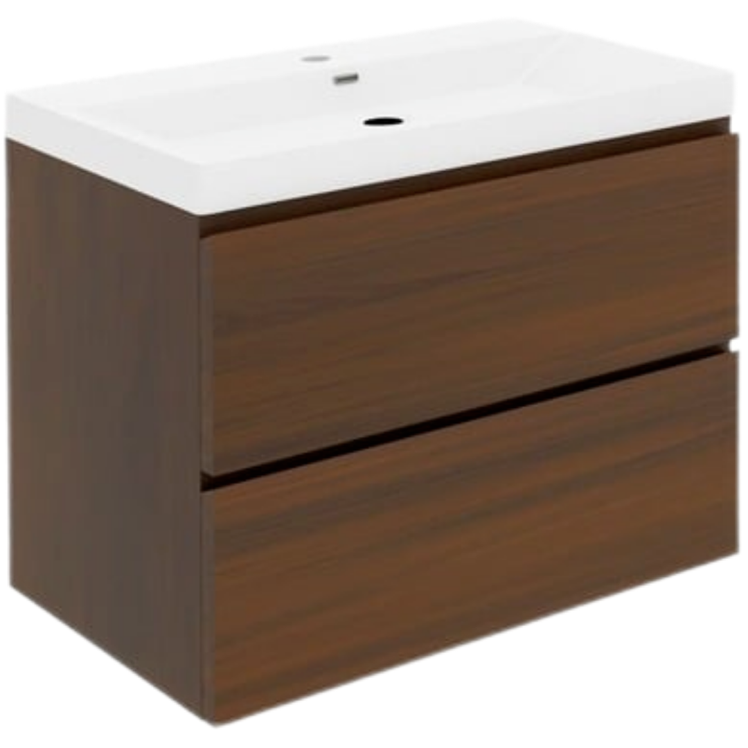Koupelnová skříňka s umyvadlem SAT B-Way 59x30x45 cm ořech mat BWAY260NUTU4 SAT