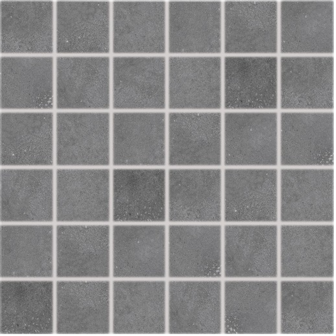 Mozaika Rako Betonico černá 30x30 cm mat DDM06792.1 Rako