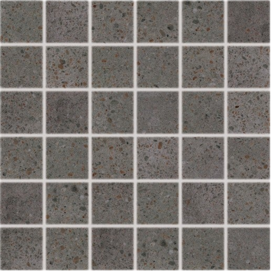 Mozaika Rako Piazzetta černá 30x30 cm mat DDM06789.1 Rako