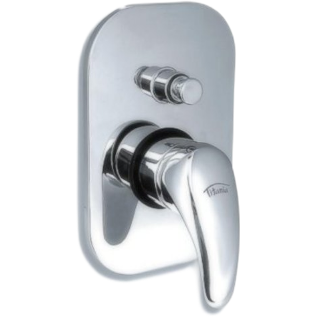 Novaservis Titania Lux sprchová a vanová baterie včetně podomítkového tělesa chrom 91050R.0 Novaservis