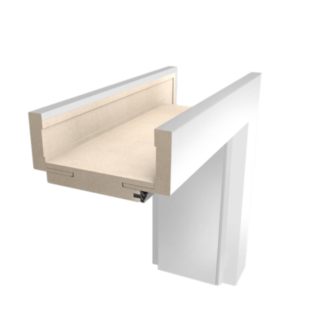 Obložková zárubeň Naturel 80 cm pro tloušťku stěny 7