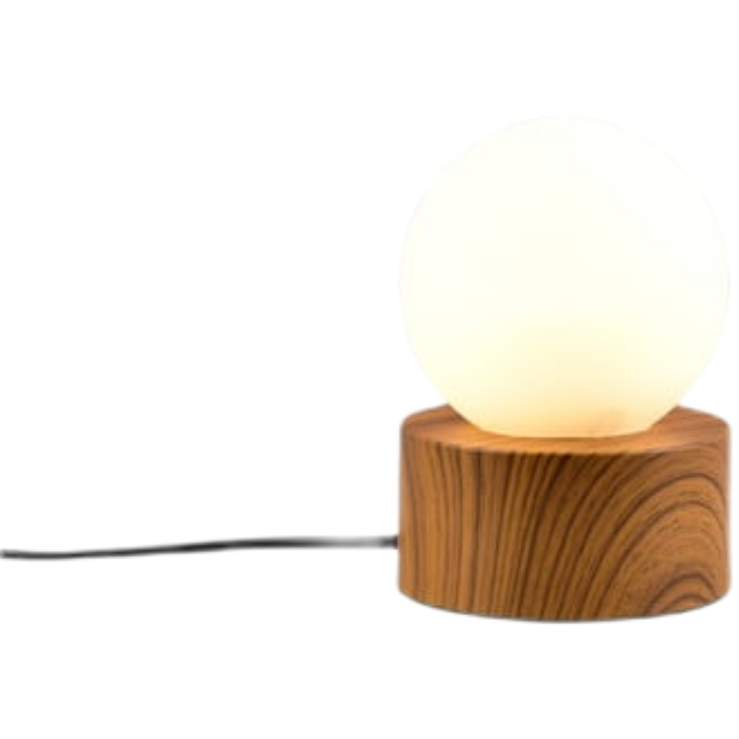 Reality Countess stolní lampa dřevodekor r59051035 RER59051035 Reality