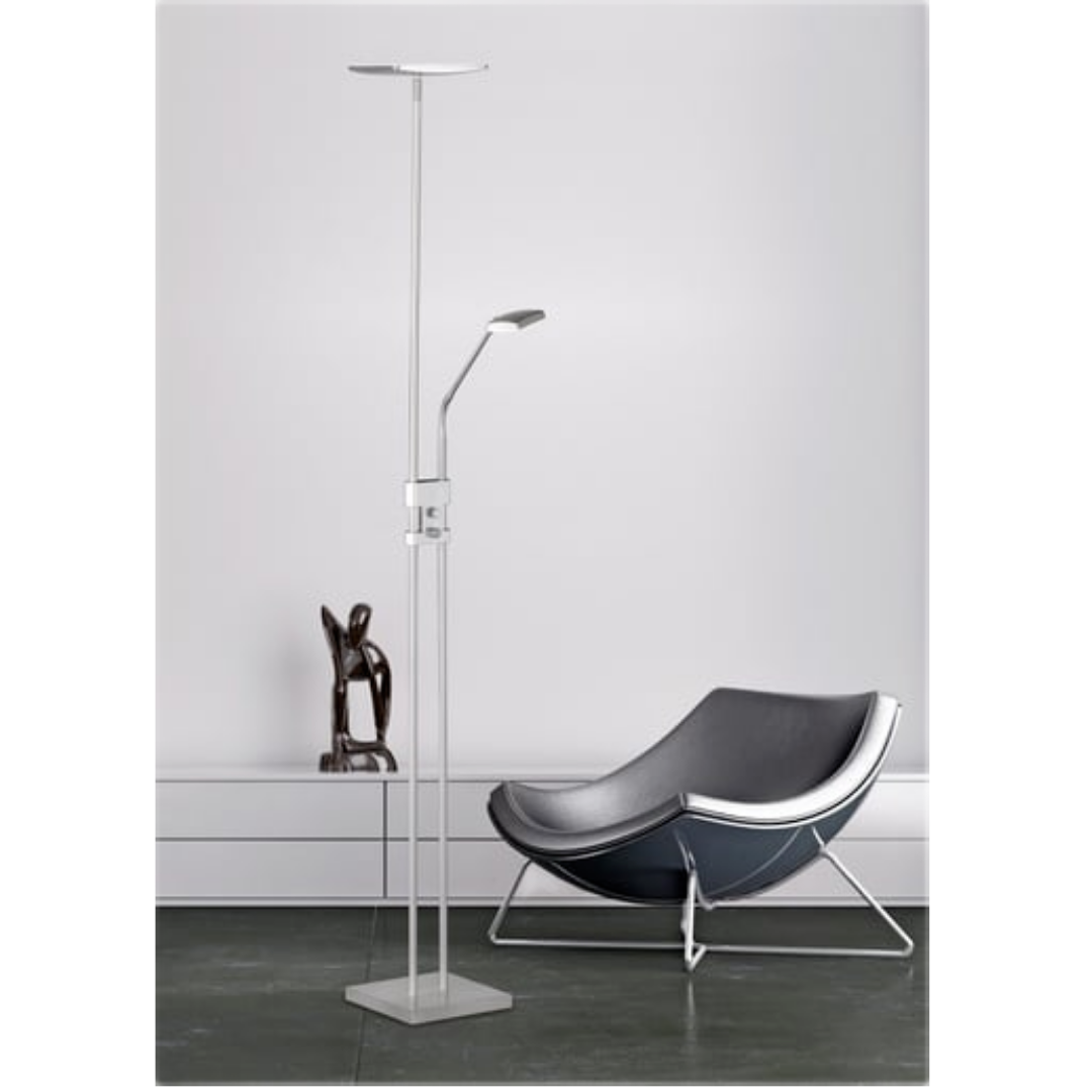 Reality Luke led stojací lampa nikl r42562107 RER42562107 Reality