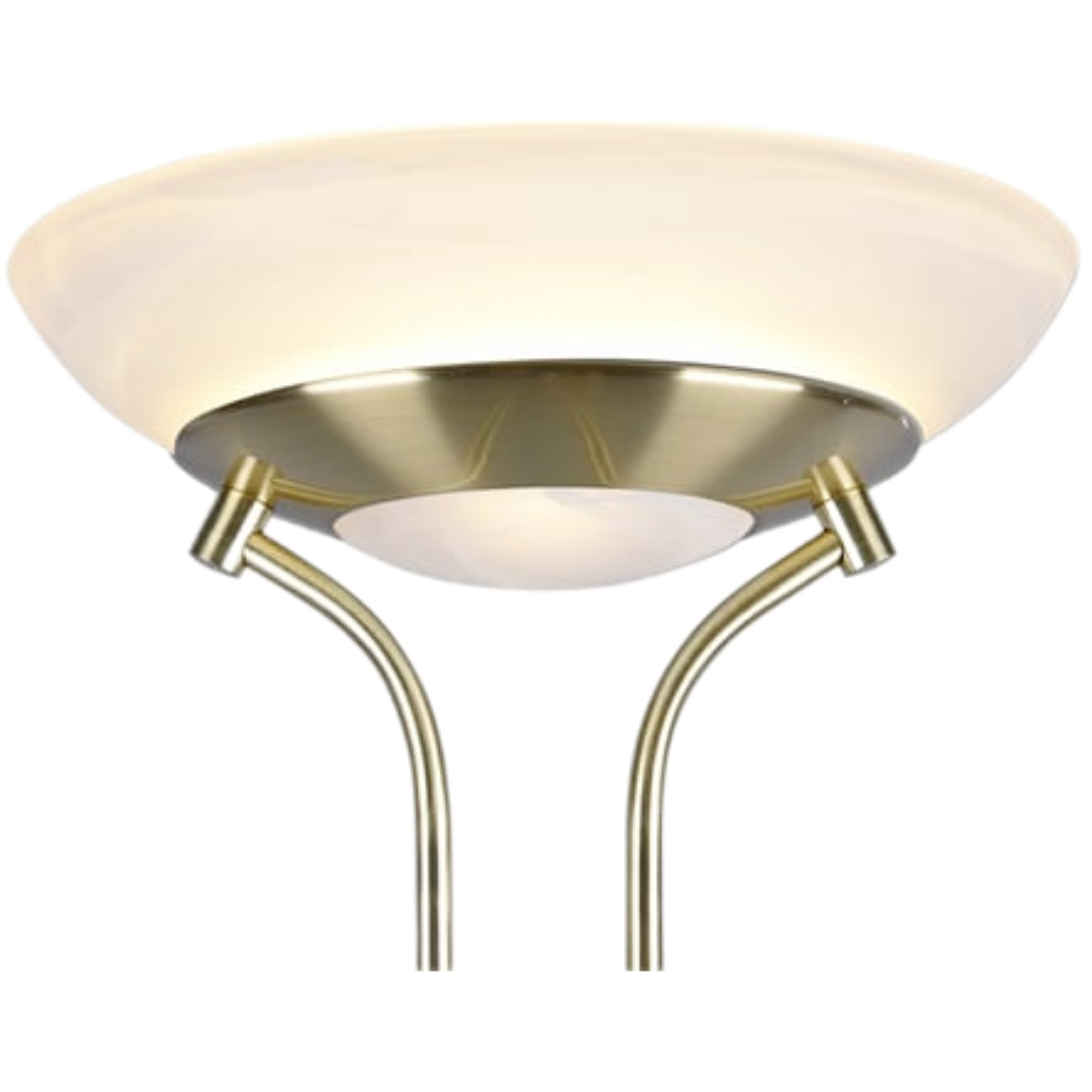 Reality Orson led stojací lampa mosaz r40073508 RER40073508 Reality