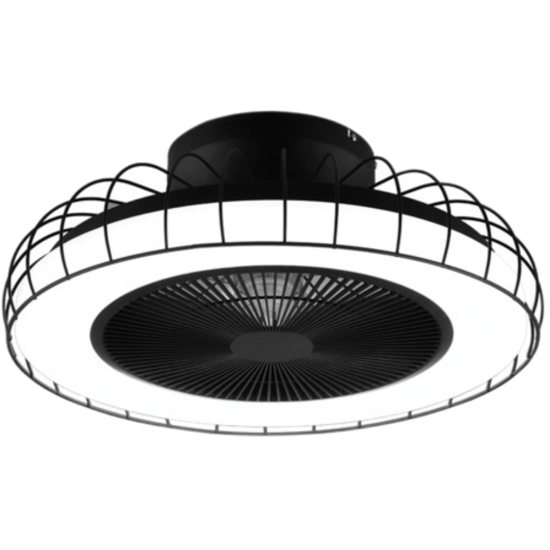 Reality Sandfjord led ventilátor černá r64122132 RER64122132 Reality