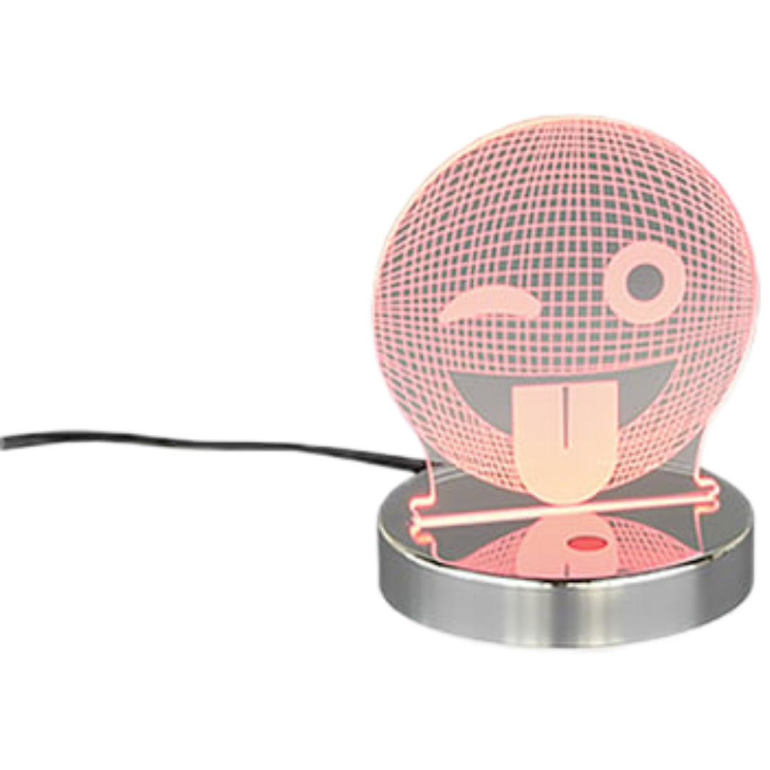 Reality Smiley led stolní lampa chrom r52641106 RER52641106 Reality