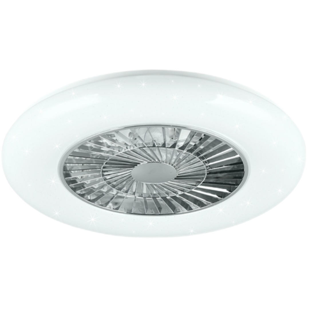 Reality Visby led ventilátor chrom r62402106 RER62402106 Reality