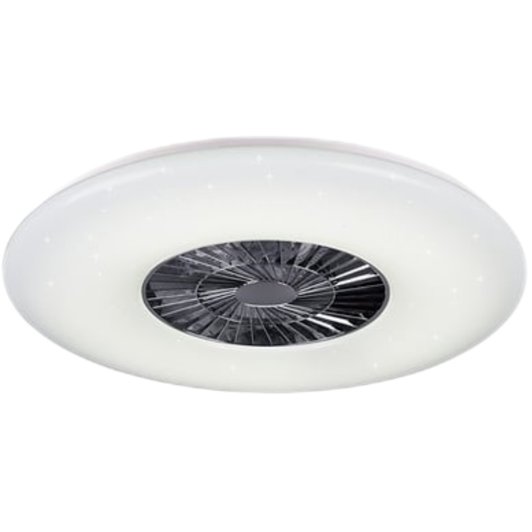 Reality Visby led ventilátor chrom r62402906 RER62402906 Reality