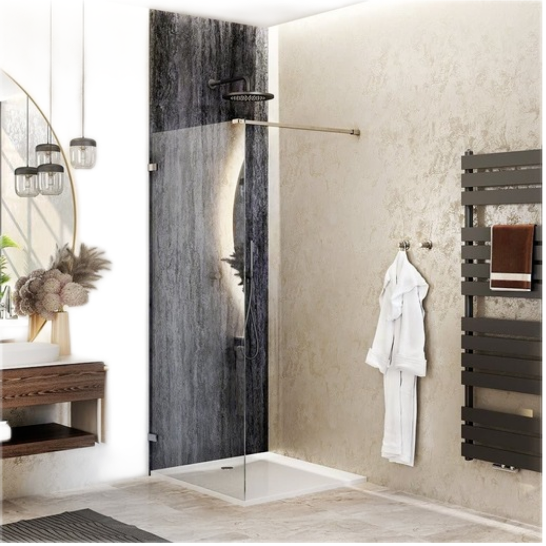 Roth MELINA line sprchová zástěna walk-in 140 cm mi twf 140200 vpe MITWF140200VPE Roth