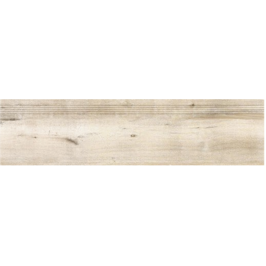 Schodovka Rako Saloon světle hnědá 30x120 cm mat DCPVF747.1 Rako