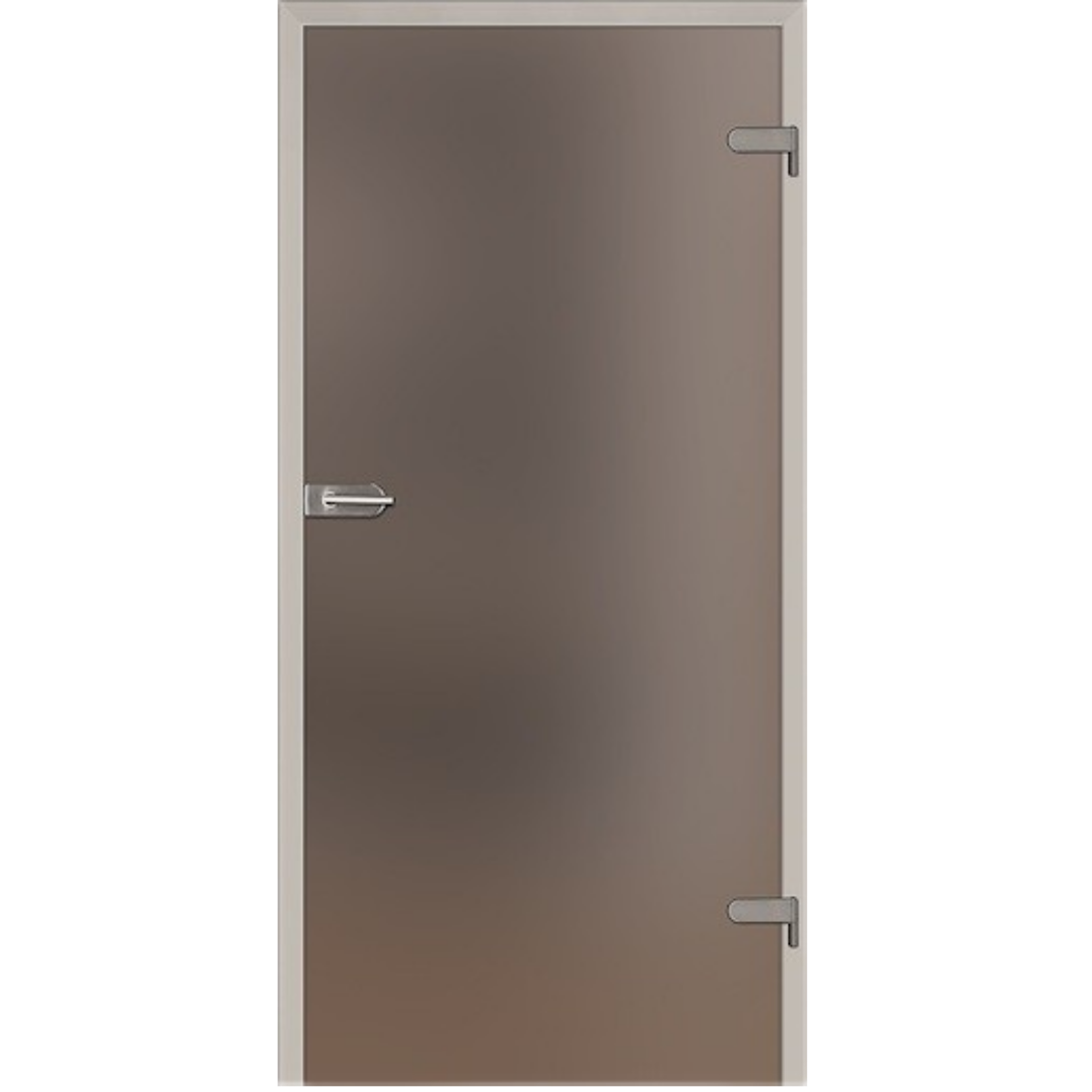 Skleněné dveře Naturel Glasa levé 60 cm hnědé GLASA1H60L Naturel
