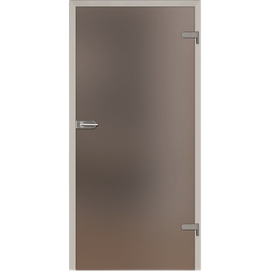 Skleněné dveře Naturel Glasa levé 90 cm hnědé GLASA1H90L Naturel