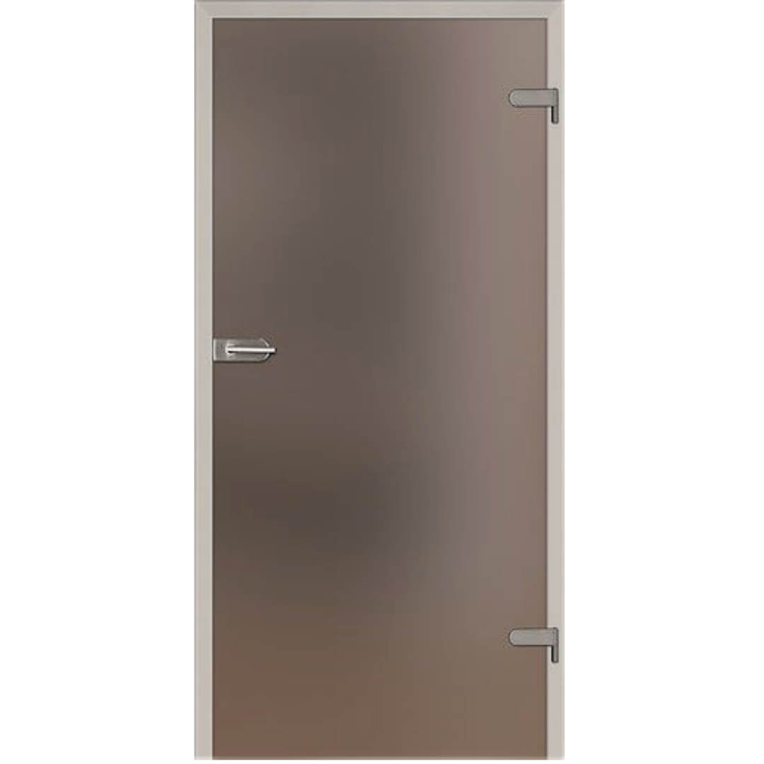 Skleněné dveře Naturel Glasa pravé 80 cm hnědé GLASA1H80P Naturel