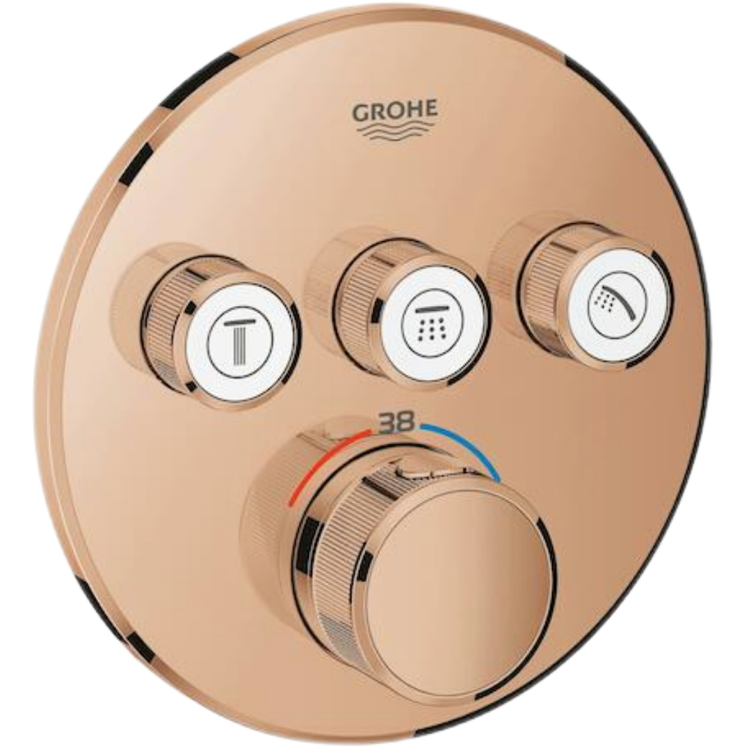 Sprchová baterie GROHE Grohtherm Smartcontrol bez podomítkového tělesa Warm Sunset 29121DA0 Grohe