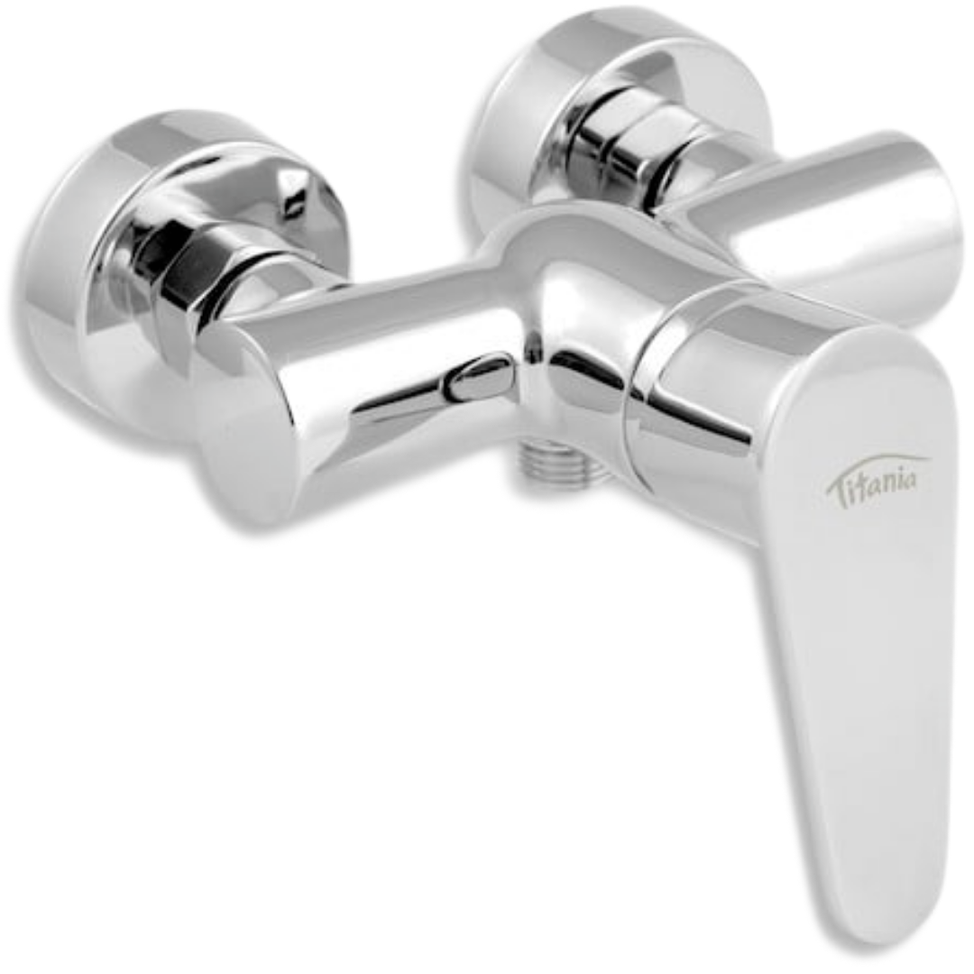 Sprchová baterie Novaservis Titania Fresh bez sprchového setu 100 mm chrom 96065/1.0 Novaservis