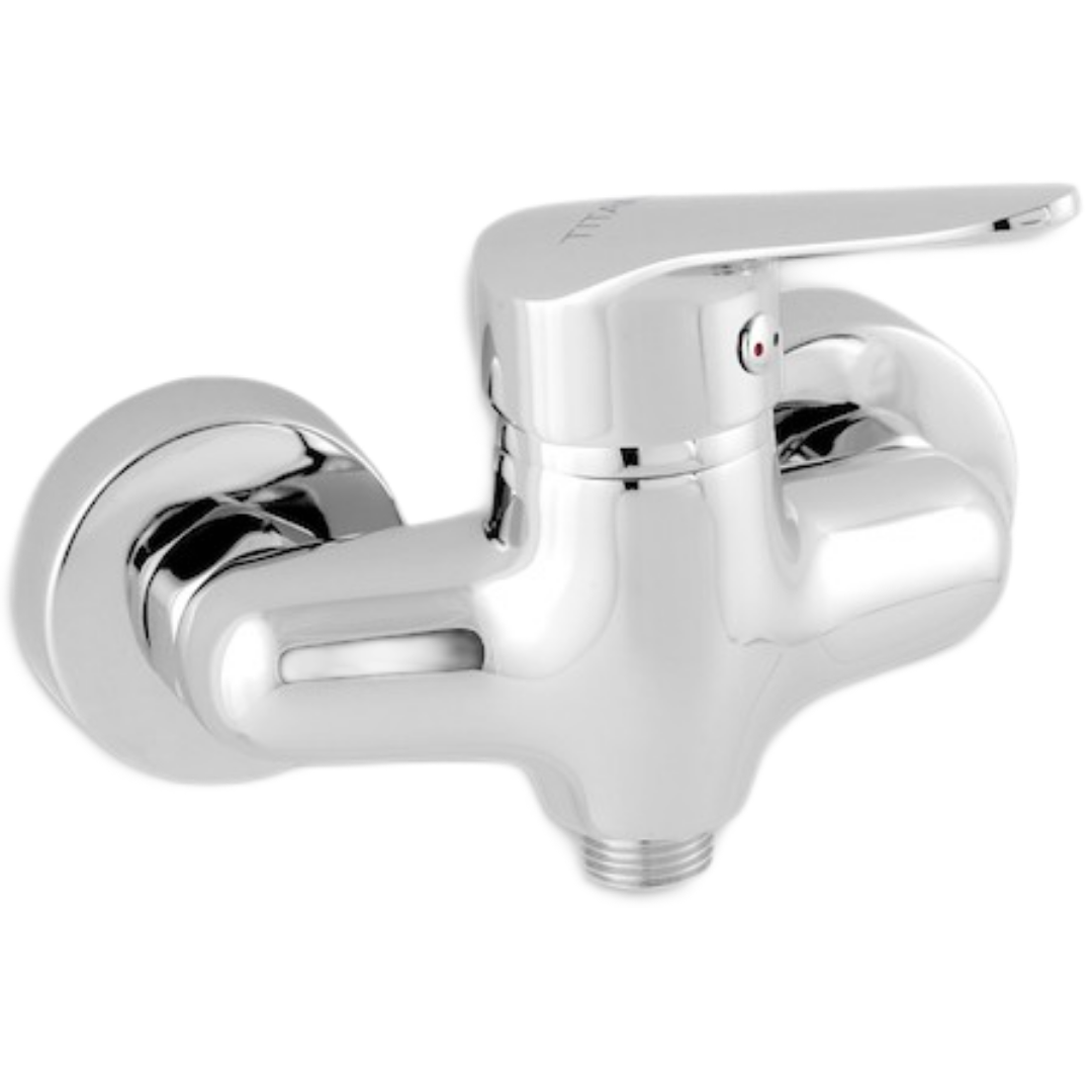 Sprchová baterie Novaservis Titania Iris New bez sprchového setu 100 mm chrom 94464/1.0 Novaservis