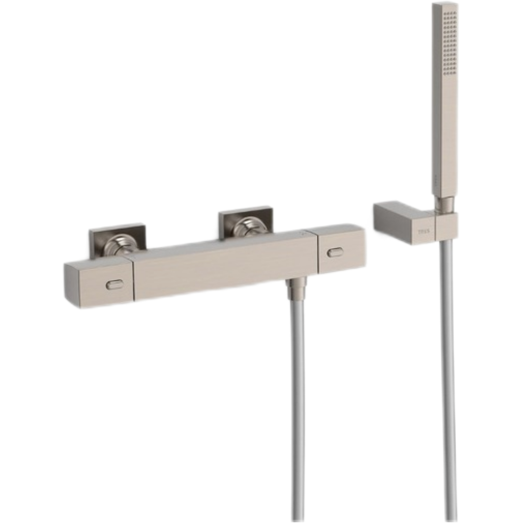 Sprchová baterie TRES Over-Wall s vanovým setem 150 mm nerez 19016469AC TRES