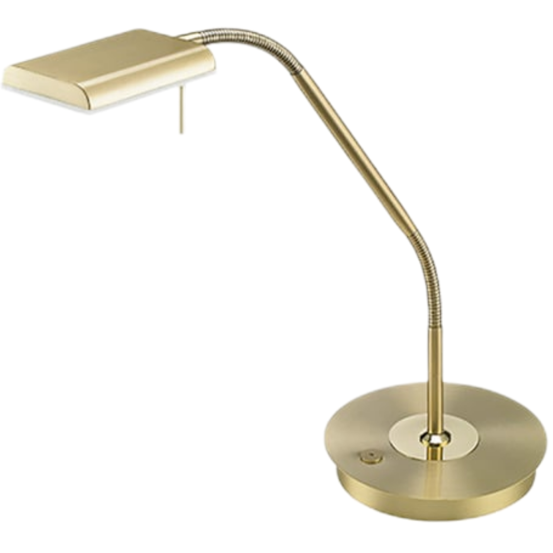 Trio Bergamo led stolní lampa mosaz 520910108 TR520910108 Trio