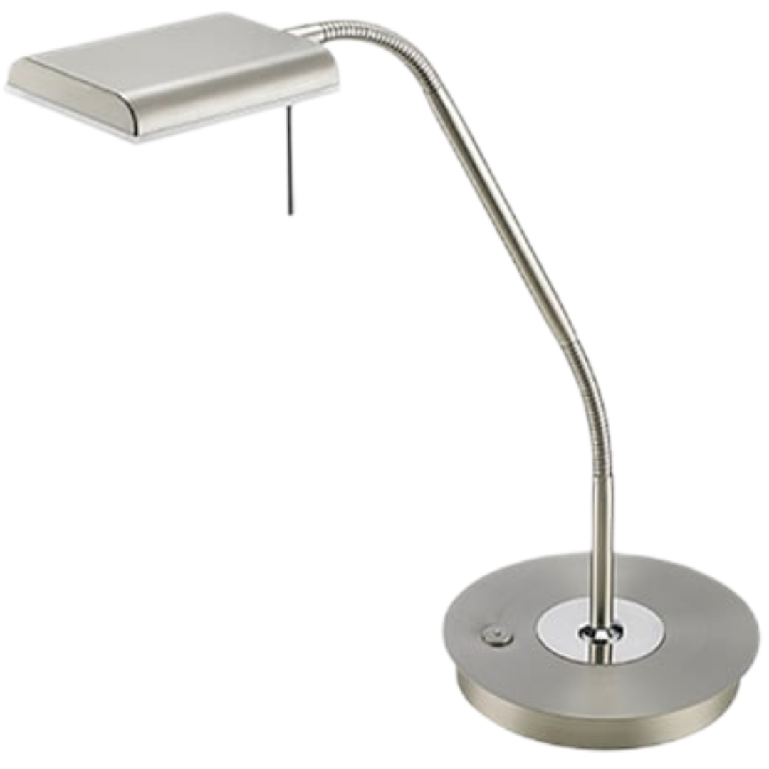 Trio Bergamo led stolní lampa nikl 520910107 TR520910107 Trio