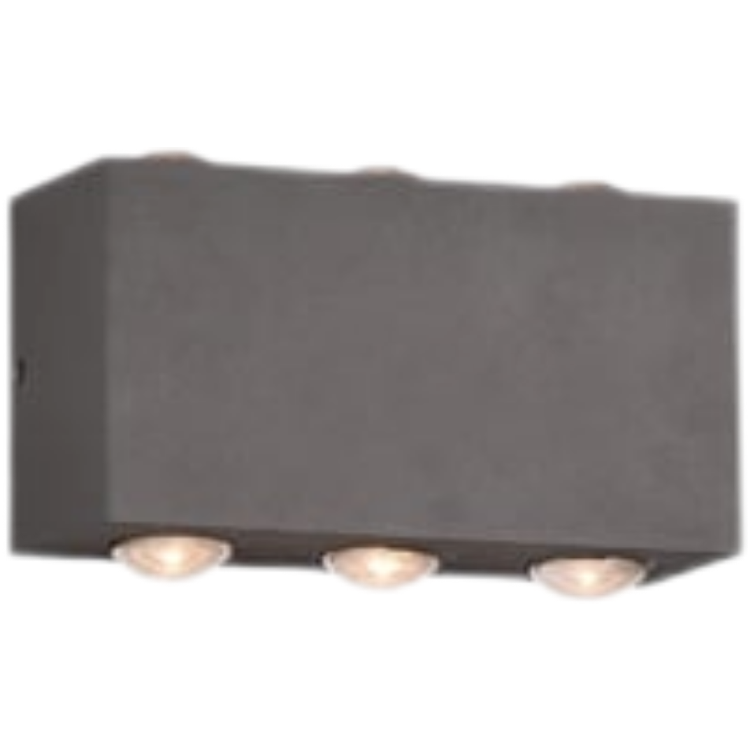 Trio Clyde led nástěnná lampa antracit 240760142 TR240760142 Trio