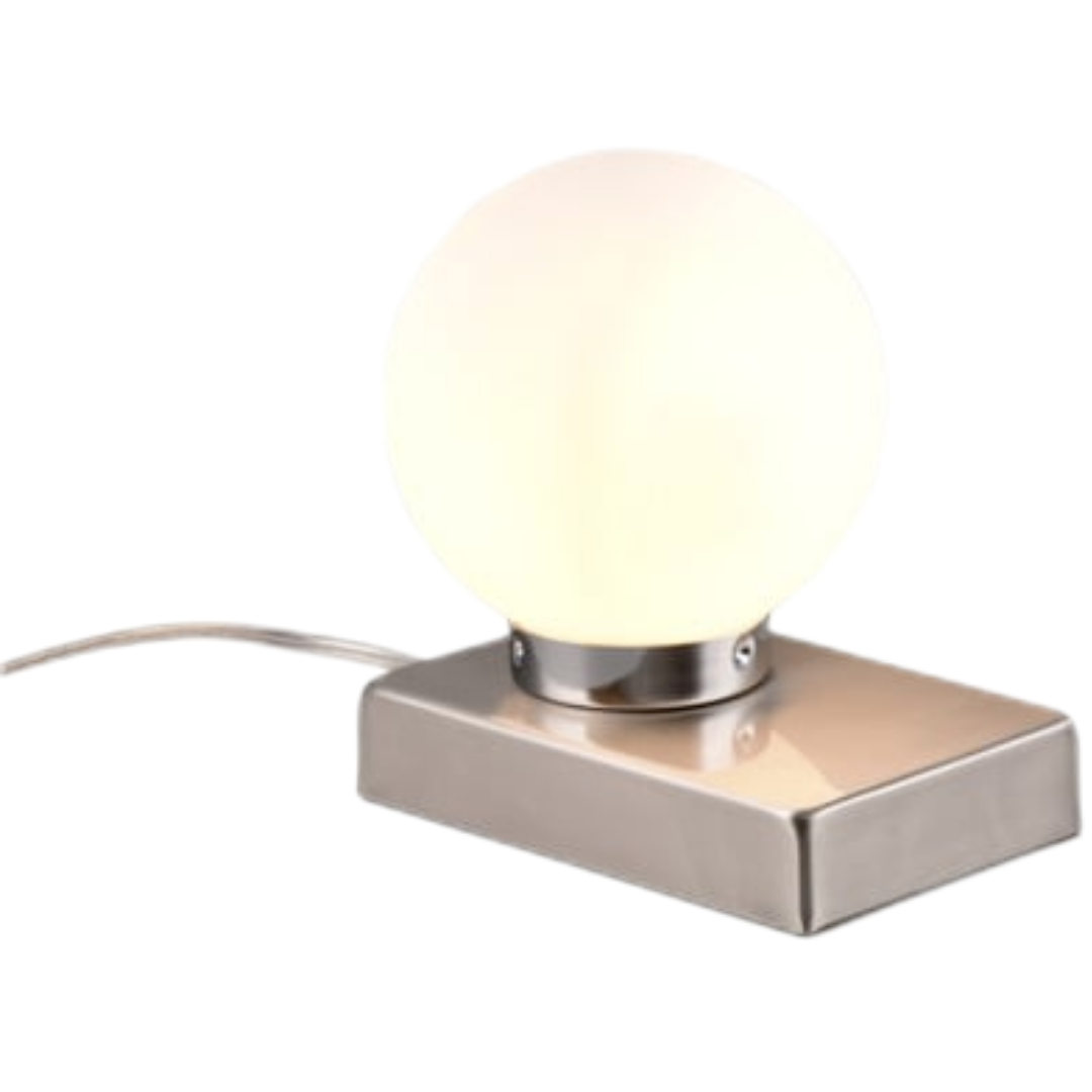 Trio Davi Ii stolní lampa nikl 590100107 TR590100107 Trio