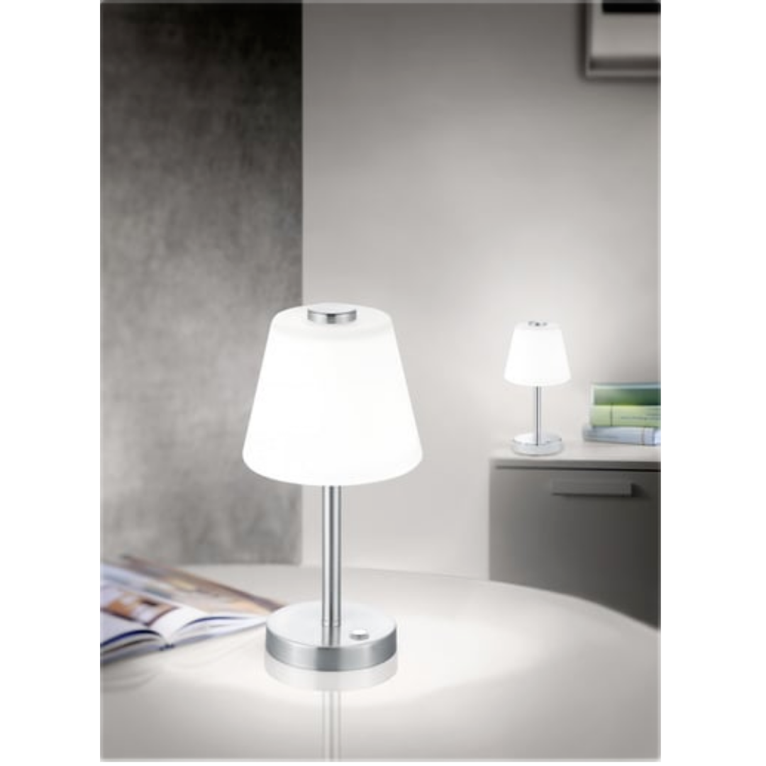 Trio Emerald led stolní lampa nikl 525490107 TR525490107 Trio