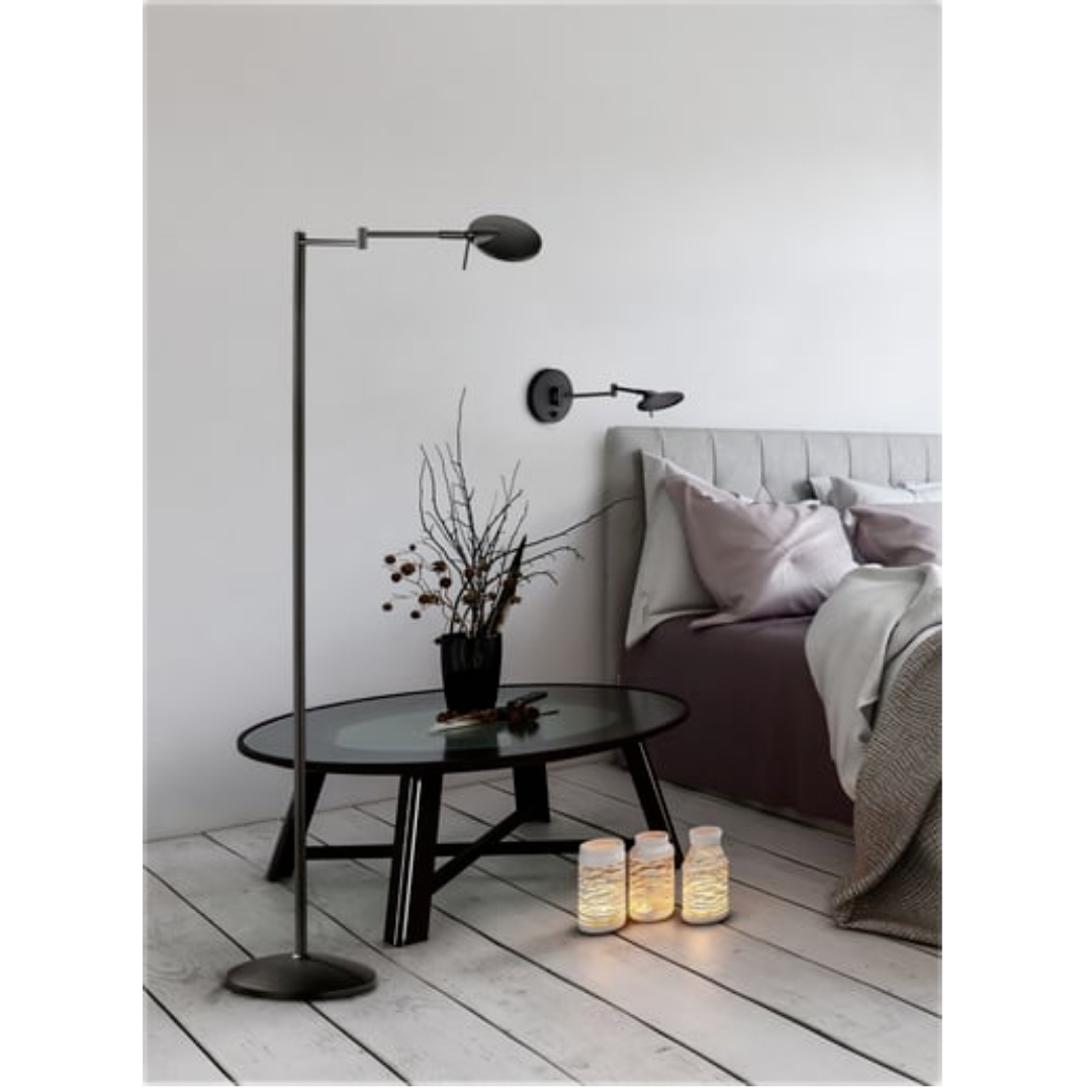 Trio Kazan led stojací lampa černá 474790132 TR474790132 Trio