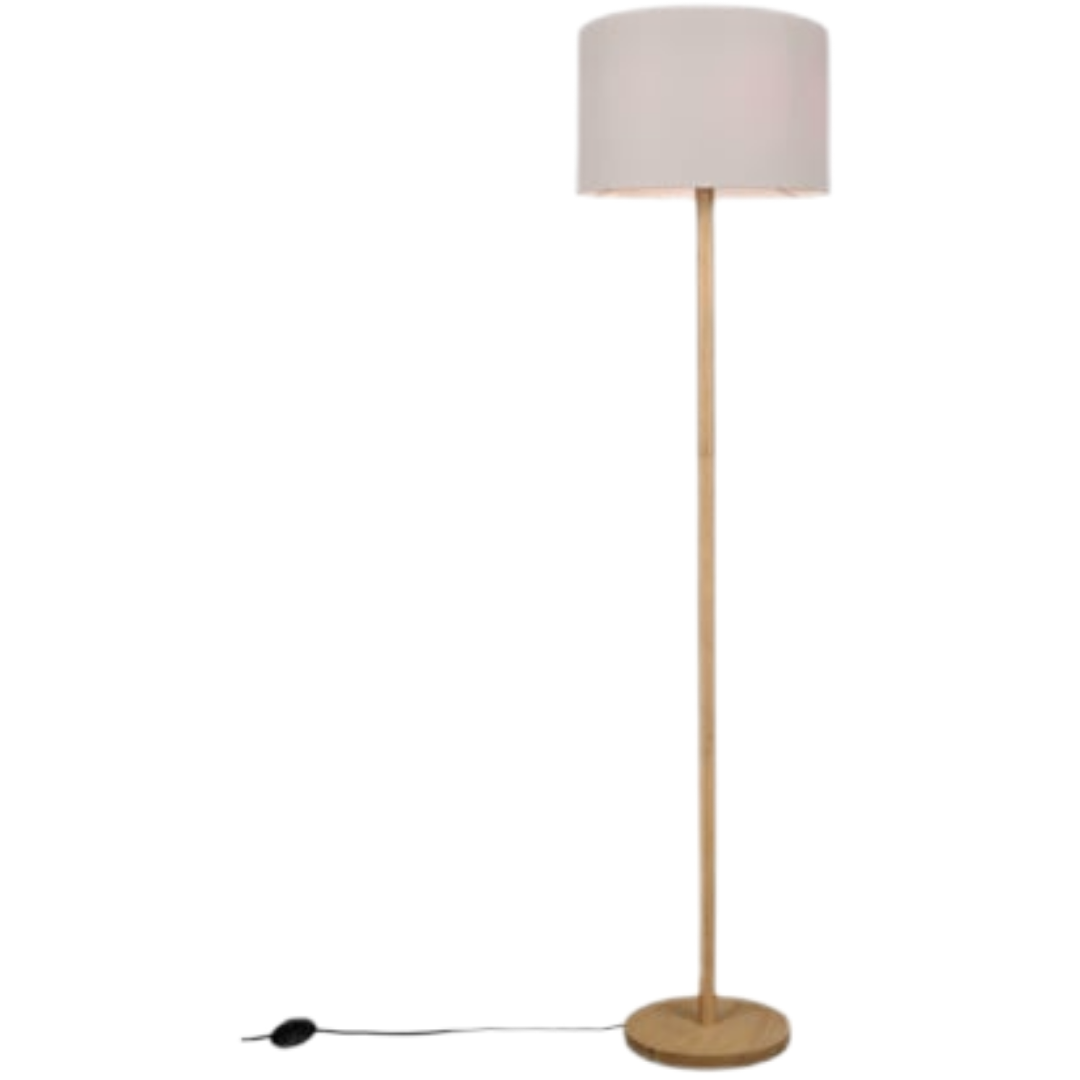 Trio Korba stojací lampa přírodní 401200101 TR401200101 Trio