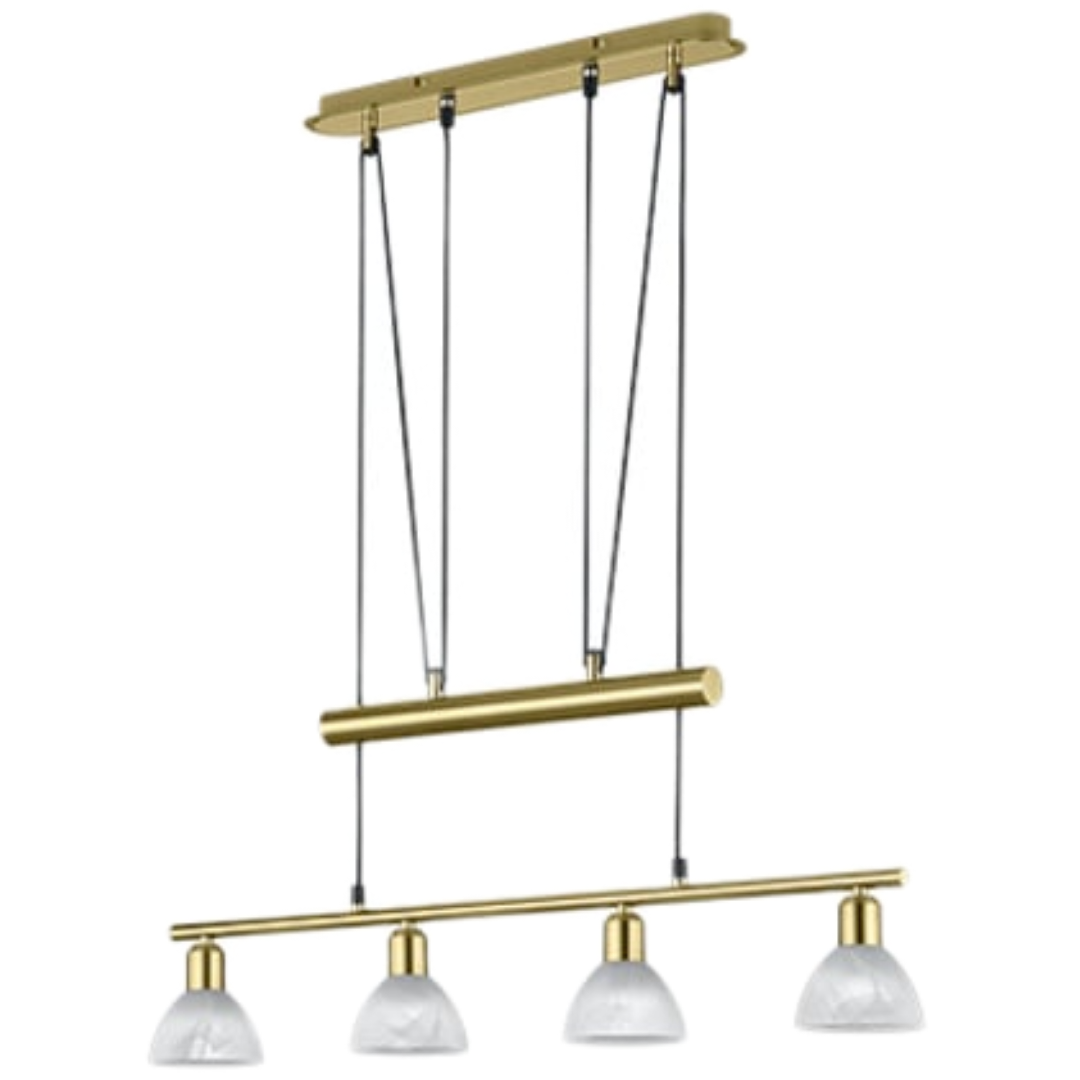 Trio Levisto led závěsné osvětlení mosaz 371010408 TR371010408 Trio