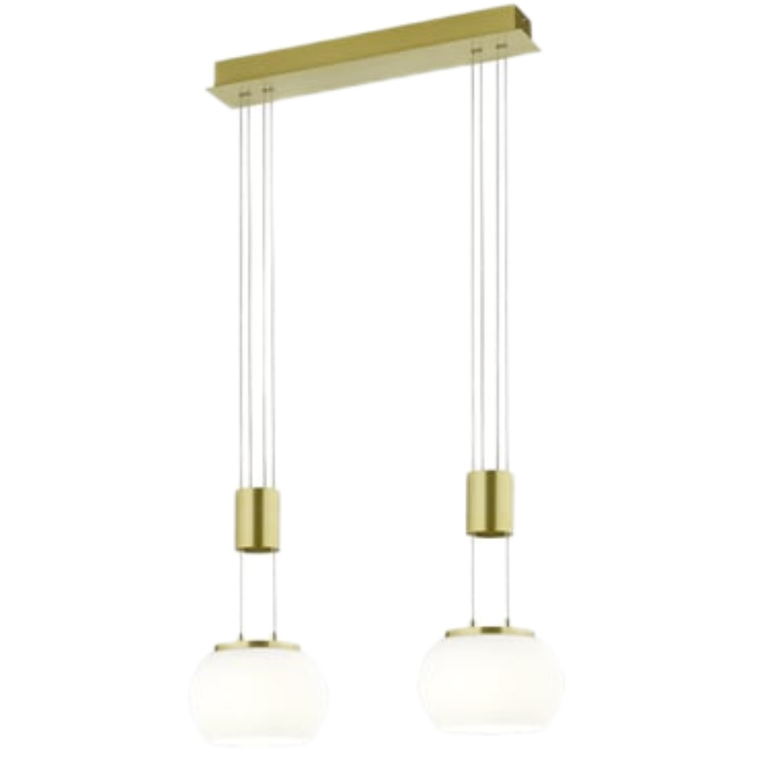 Trio Madison led závěsné osvětlení mosaz 342010208 TR342010208 Trio