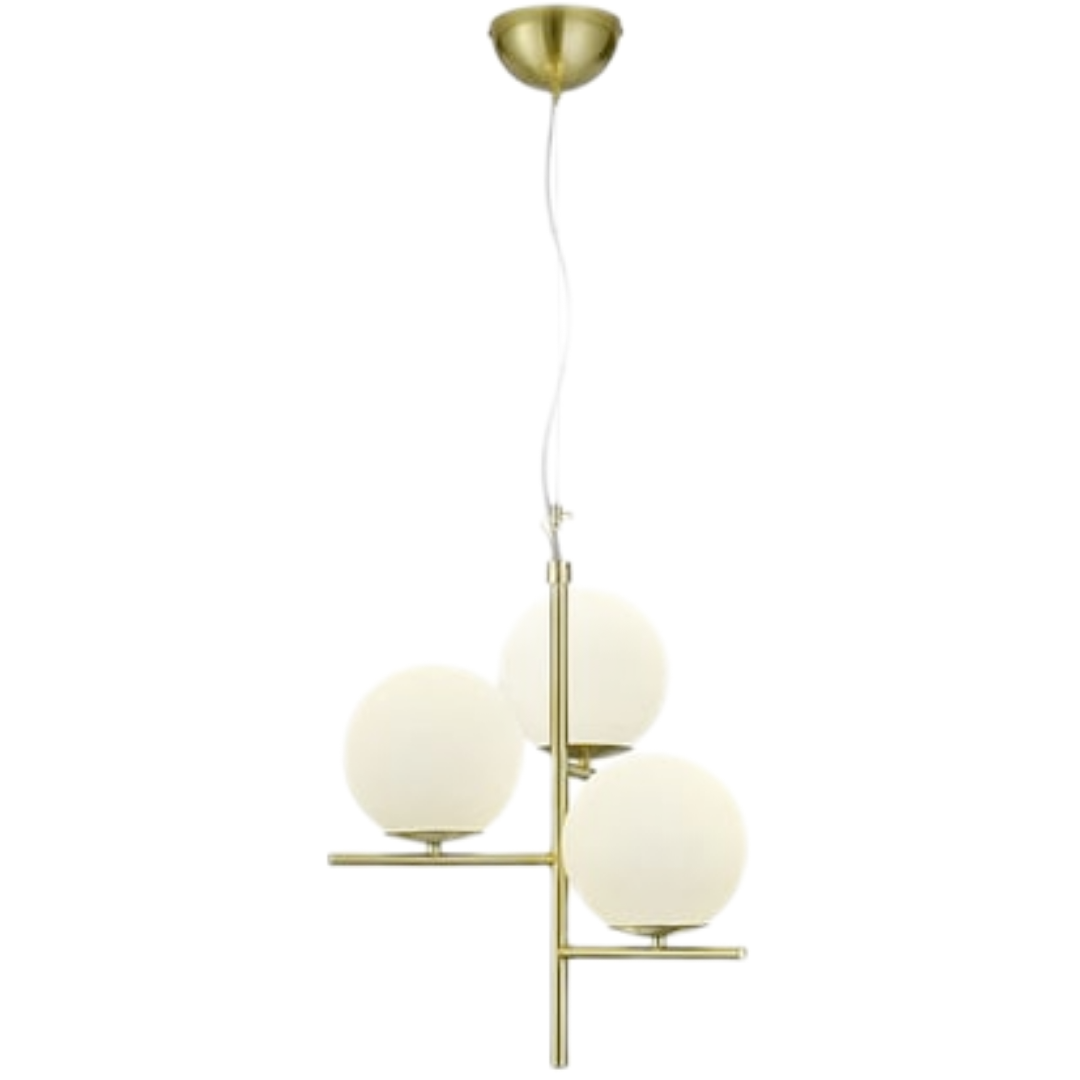 Trio Pure závěsné osvětlení mosaz 302000308 TR302000308 Trio
